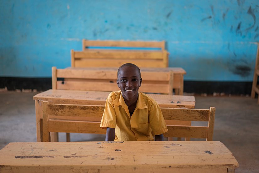 Mohammed Ali Abouka in school Somalia web
