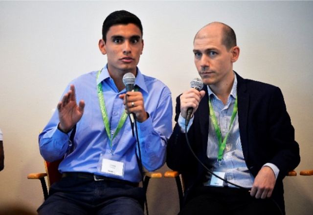 Youth delegate from Paraguay speaks